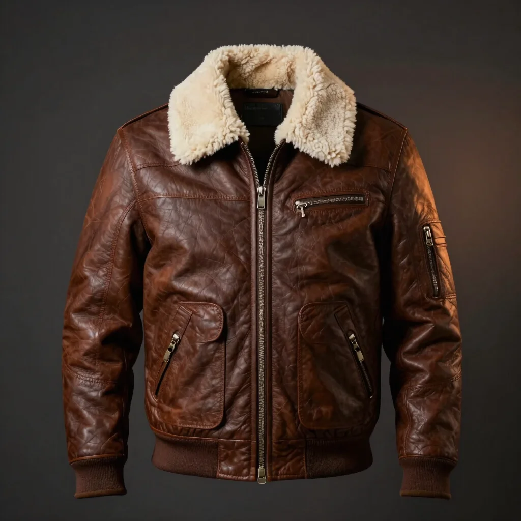 The Maverick Aviator Shearling Jacket