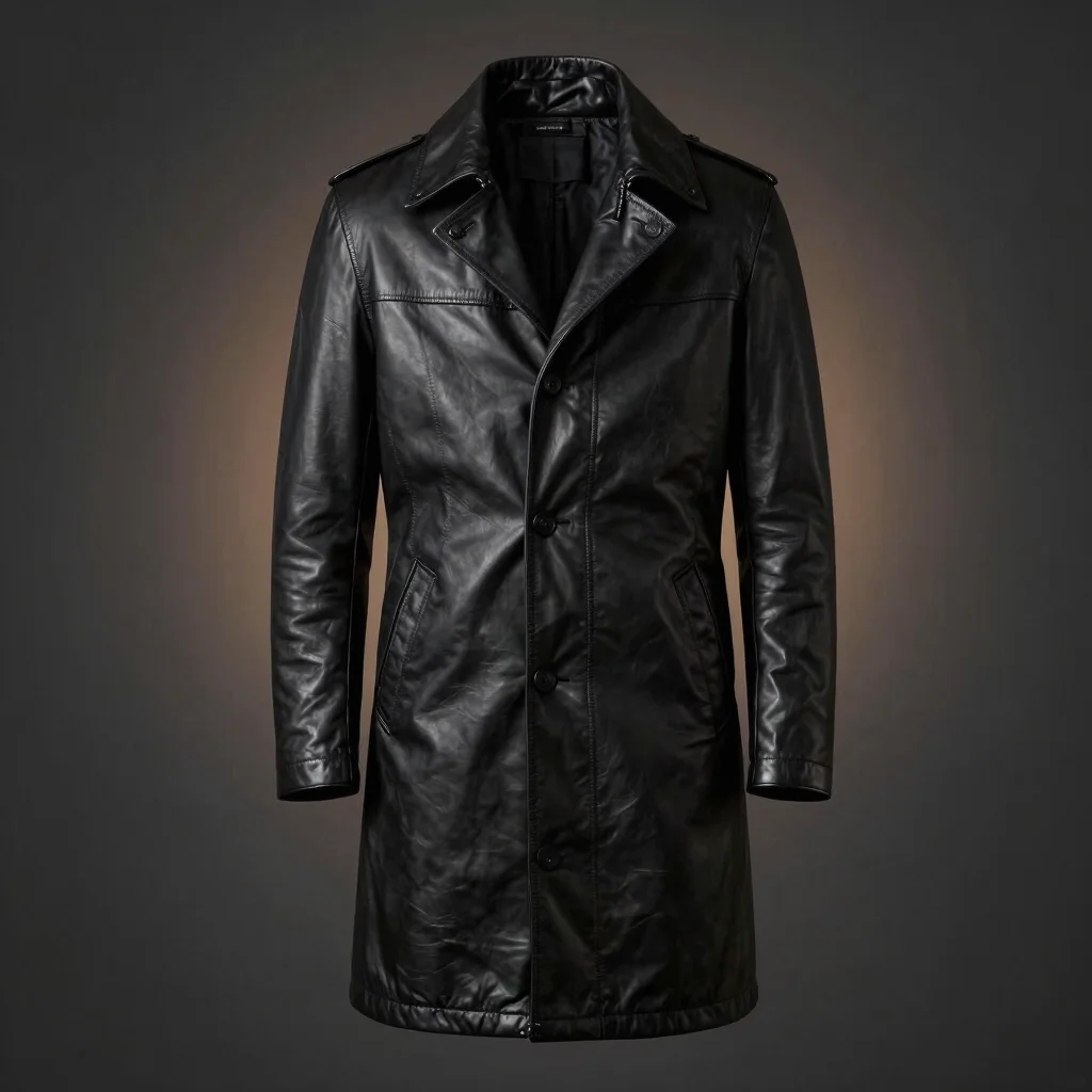 The Overlord Leather Car Coat